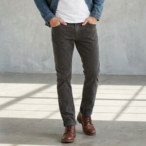 Banana Republic Traveler Men Slim Brushed Steel Fit Grey Size 33x34